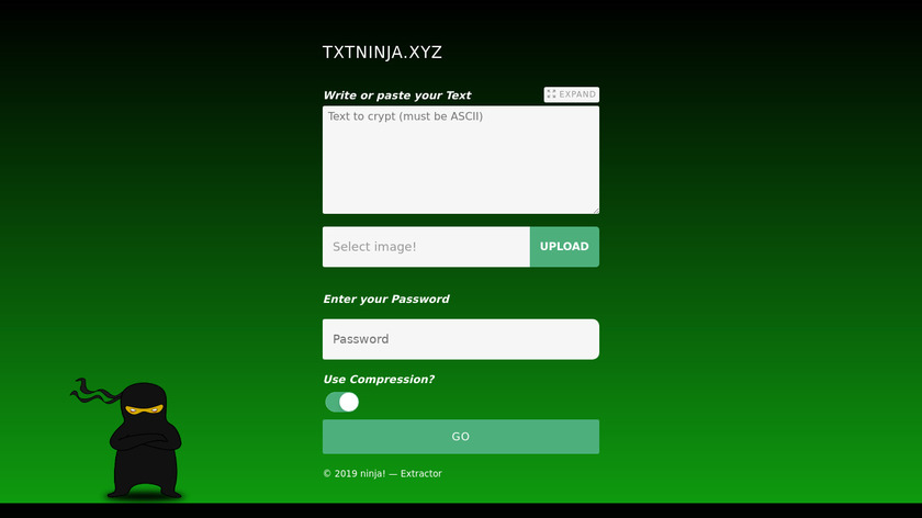txtninja.xyz.xyz Landing Page