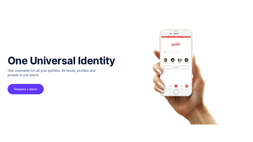 Gaddr Landing Page