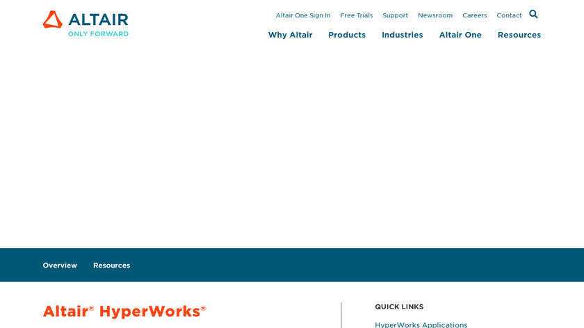 HyperWorks Landing Page