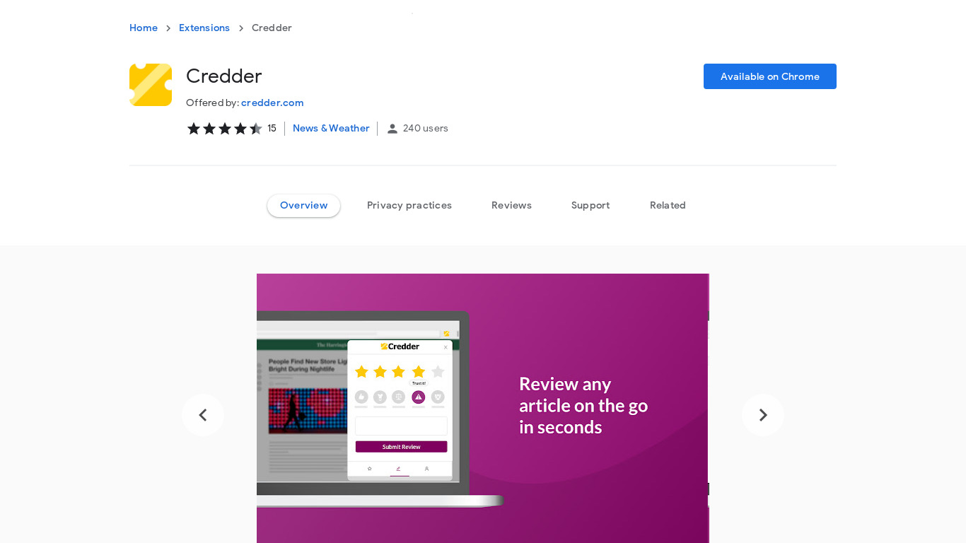 Tribeworthy for Chrome Extension Landing page