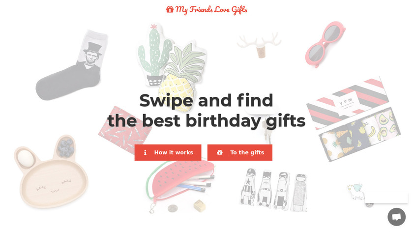 My Friends Love Gifts Landing Page