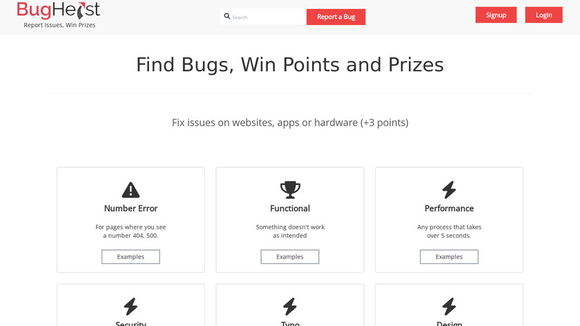 Bugheist Landing Page