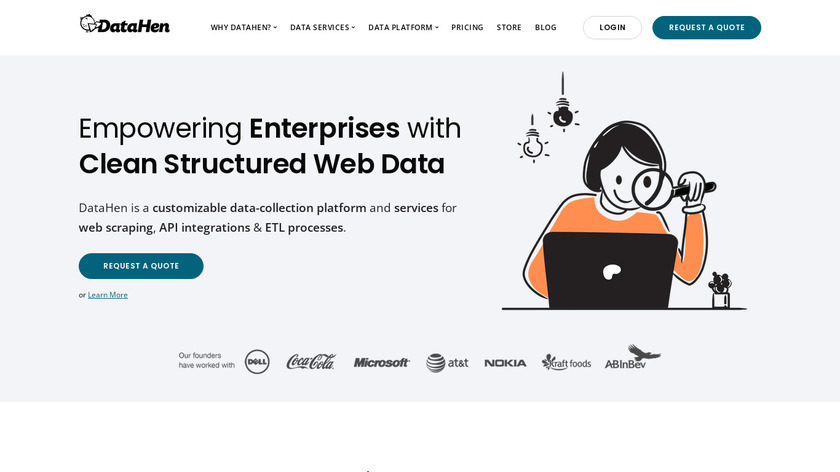 DataHen Landing Page