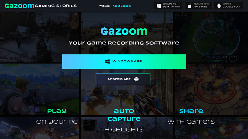 GaZoom (open beta) Landing Page