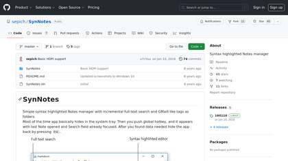 SynNotes image