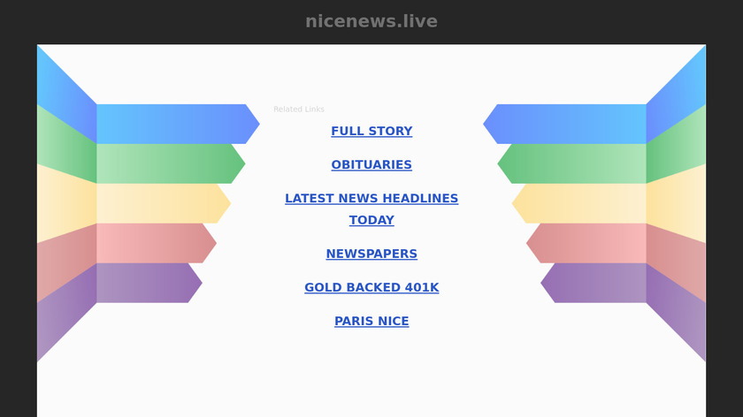 NFN (Nice Fake News) Landing Page