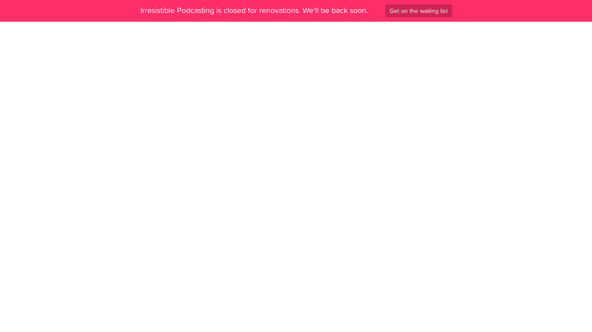 Irresistible Podcasting Landing Page