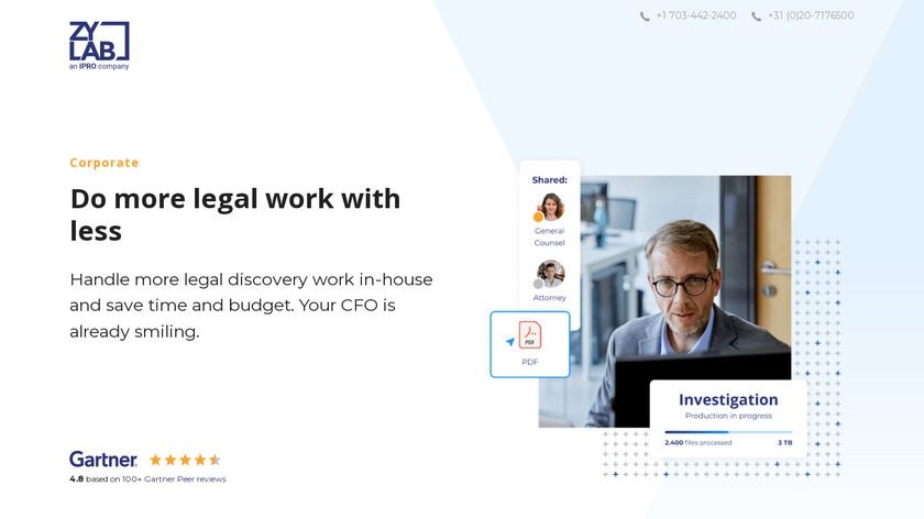 ZyLAB Investigation Landing Page