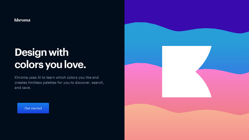 Khroma Colors Landing Page