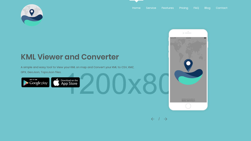 KML Converter Landing Page