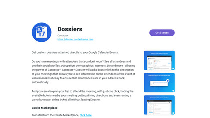 Dossiers by Contacts+ image