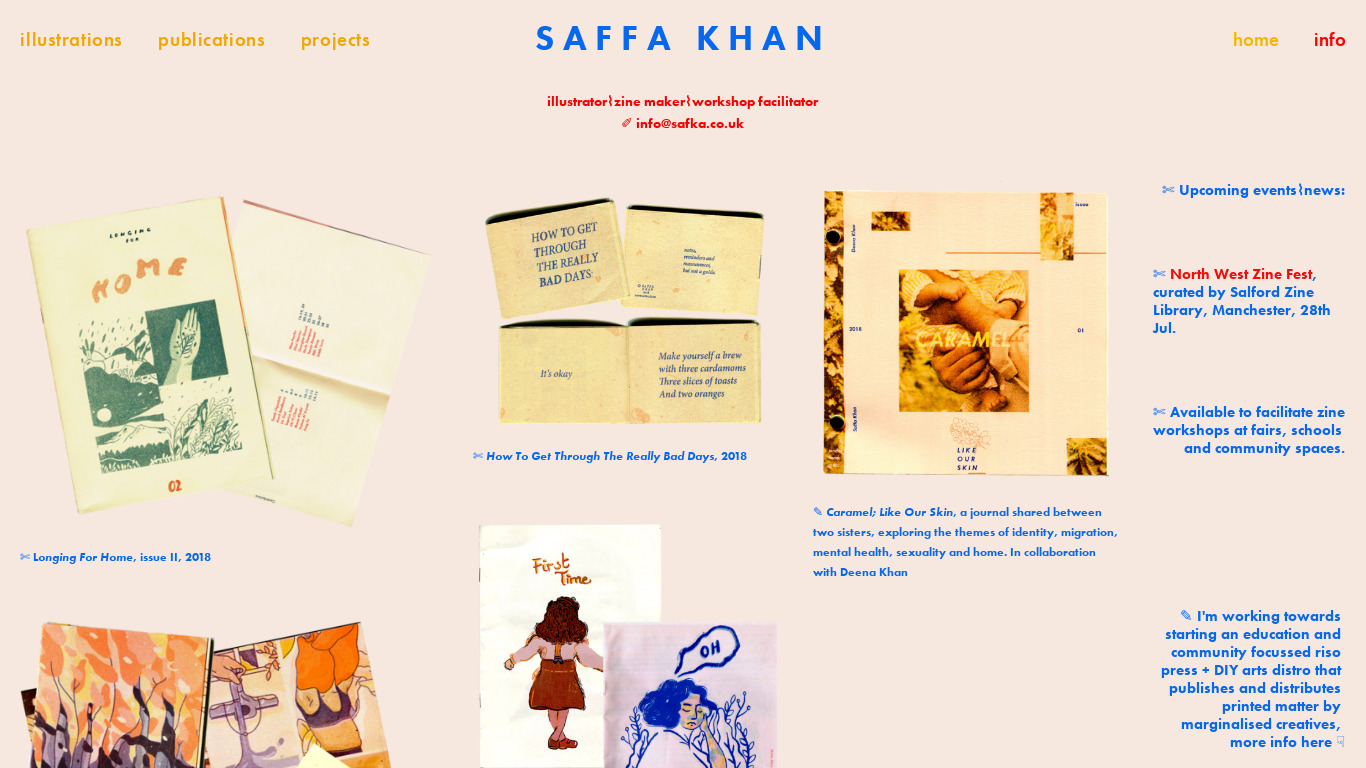 Weekly Planner by Saffa Khan Landing page