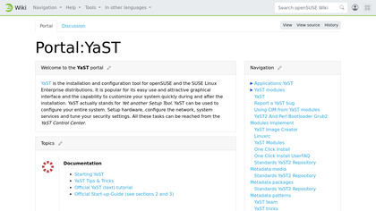 YaST image