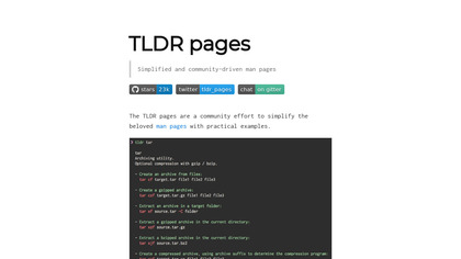 TLDR pages image