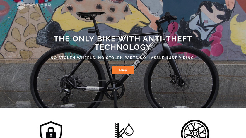 Fortified Bicycle Landing Page