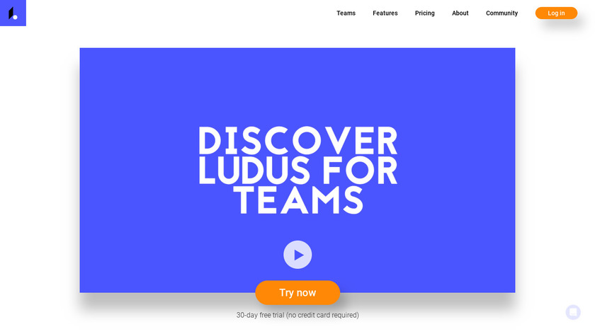 Ludus for Teams Landing Page
