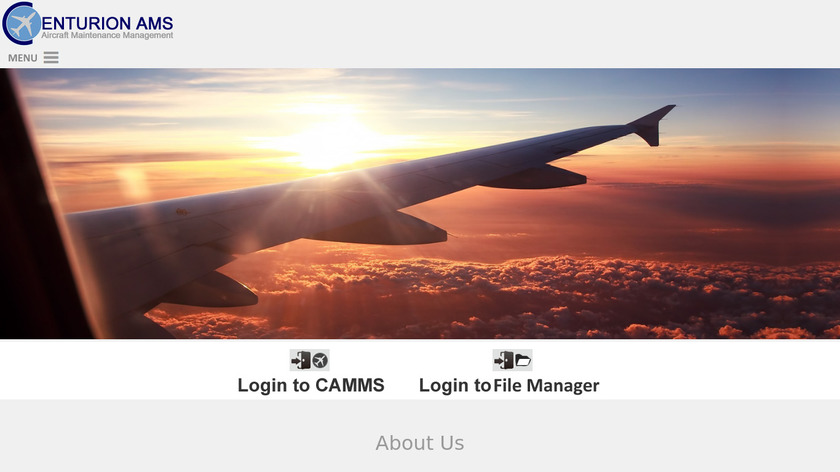 CAMMS Landing Page