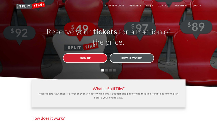 SplitTiks Landing Page