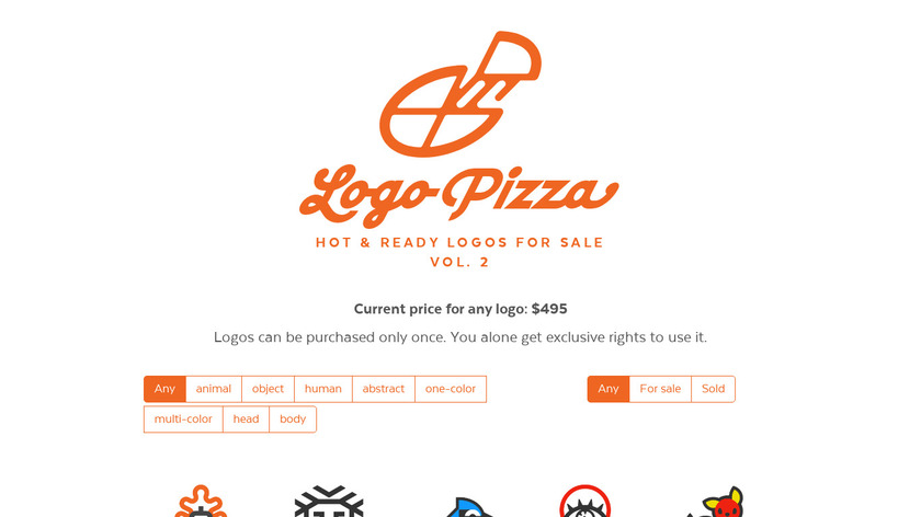 Logo Pizza Landing Page