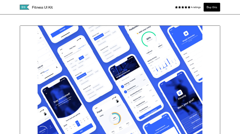 Fitnesly Landing Page
