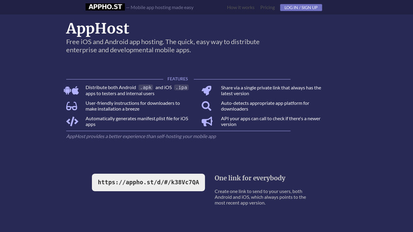 AppHost Landing Page