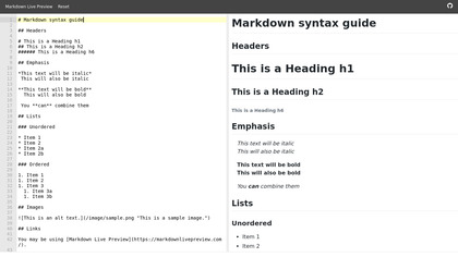 Markdown Live Preview image