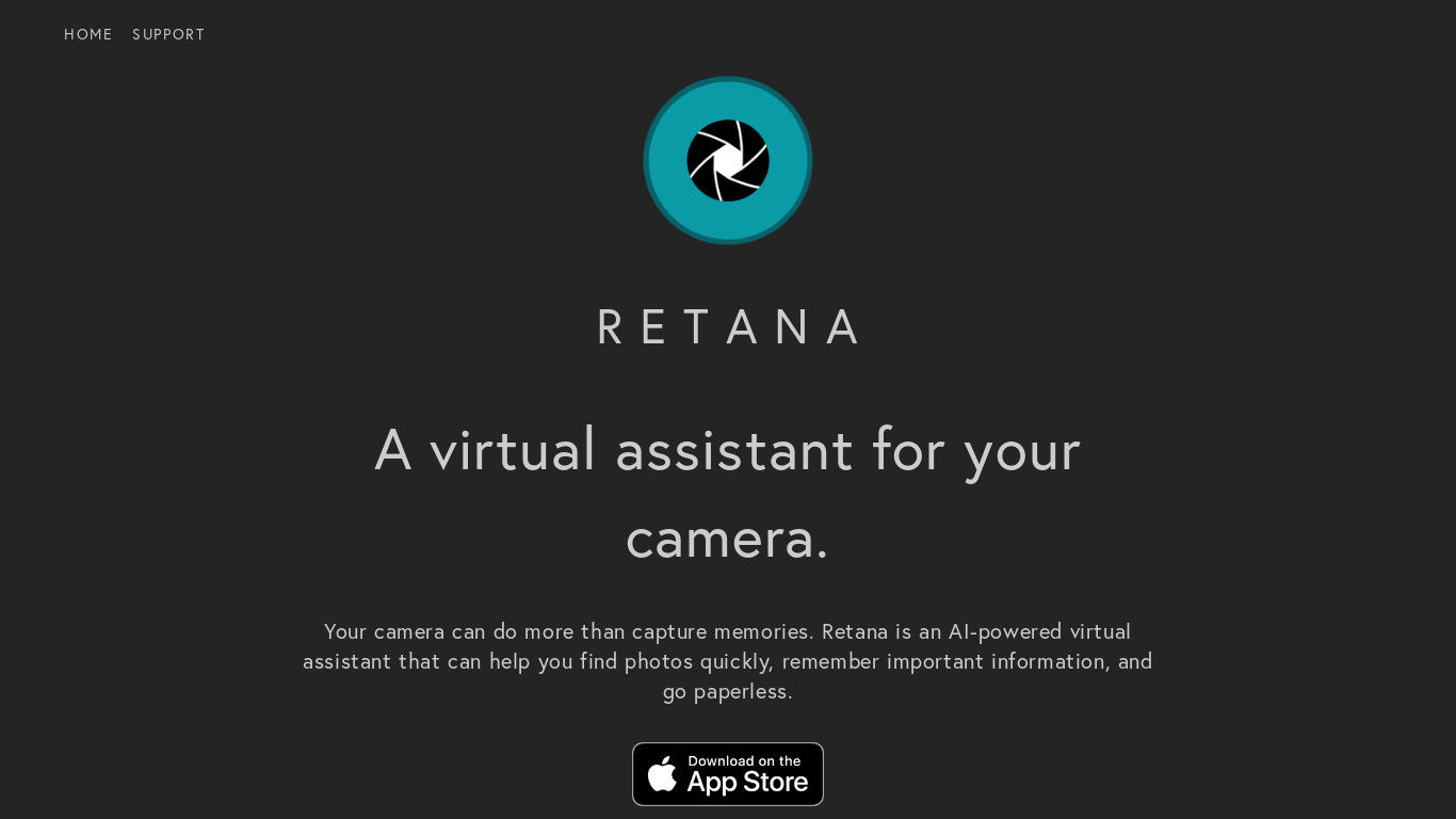 Retana.io Landing page