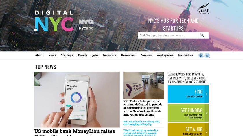 digital.nyc Digital NYC Landing Page