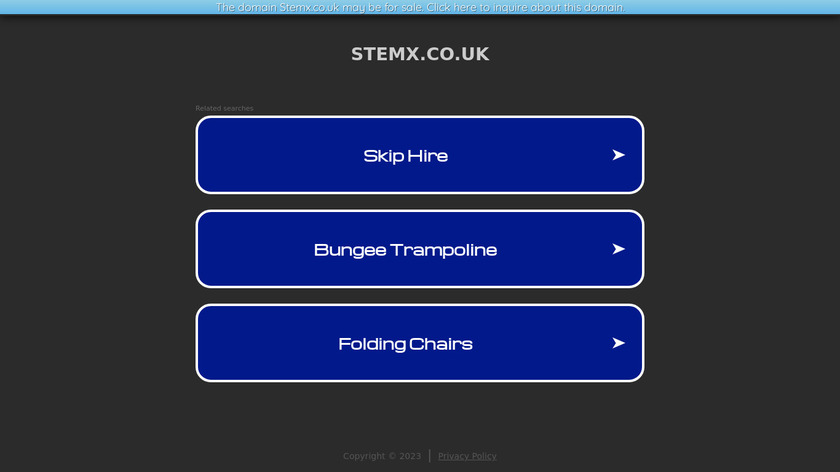 StemX VI Landing Page
