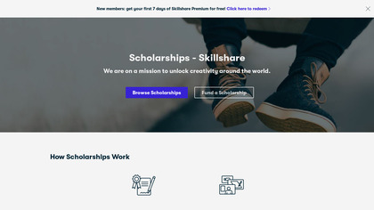 Skillshare Scholarships image