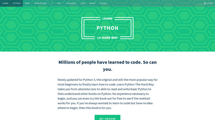 Learn Python The Hard Way image