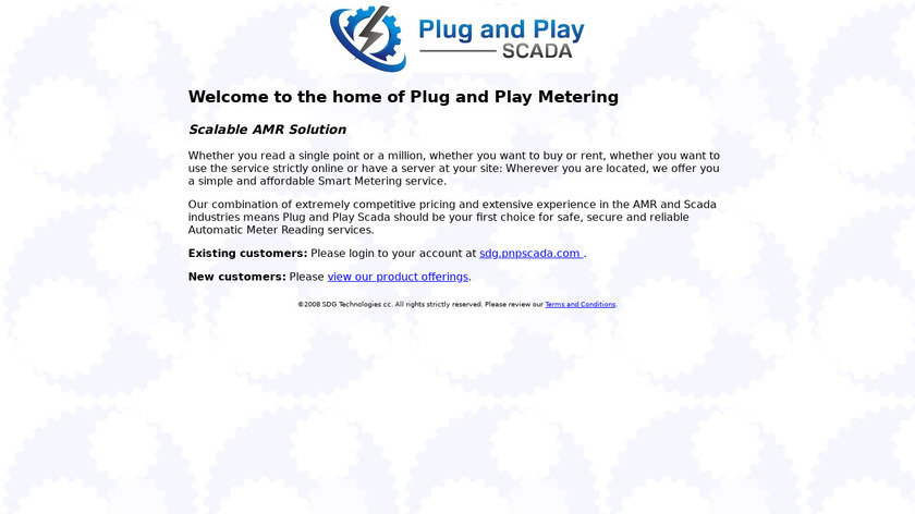 Plug and Play Metering Landing Page
