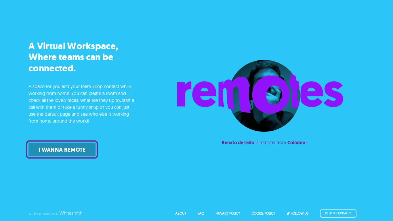Remotes.in Landing page