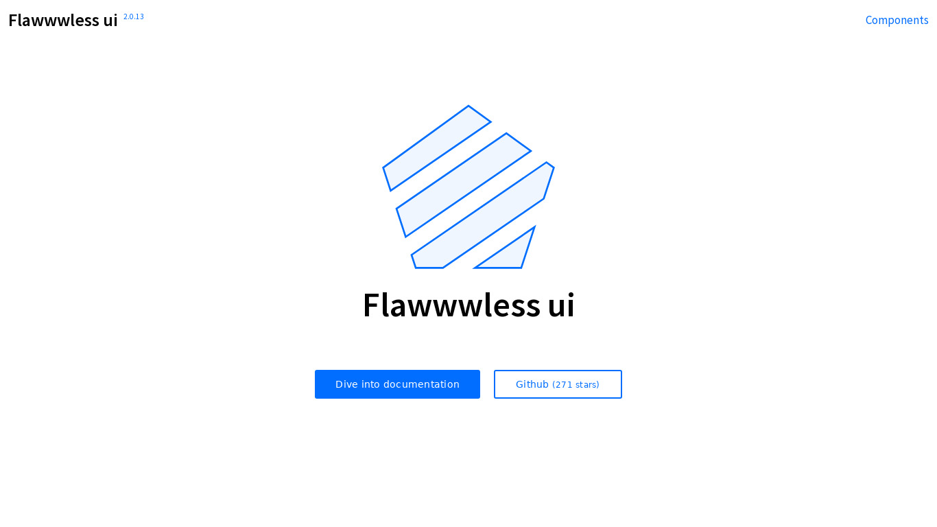 Flawwwless ui Landing page