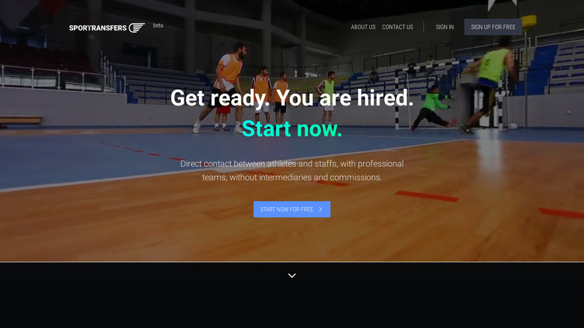 Sportransfers Landing Page