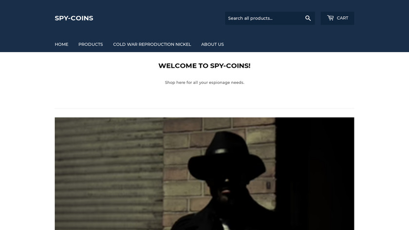 Spy Coins Landing Page