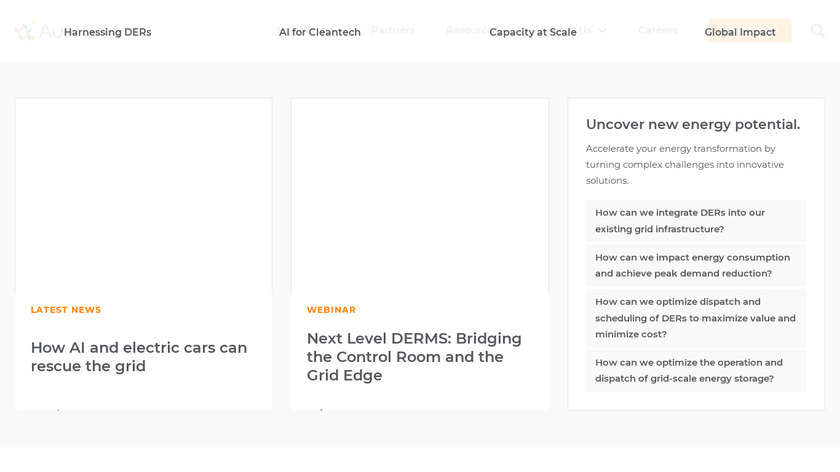 Auto Grid Landing Page