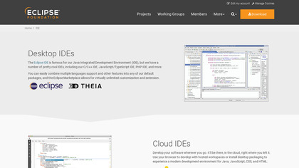 Eclipse IDE screenshot