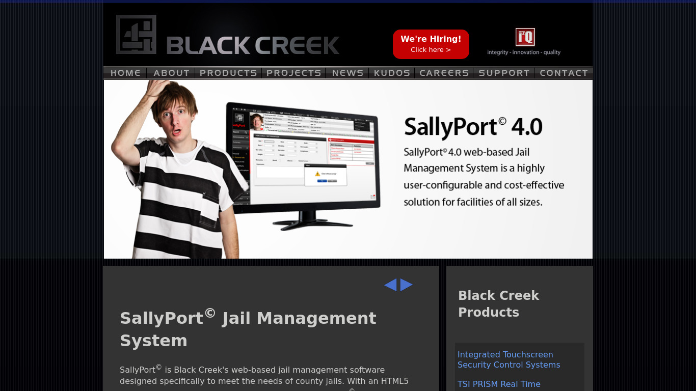 blackcreekisc.com SallyPort Landing page