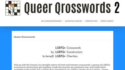 Queer Qrosswords image