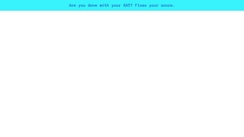 Floss Your Score Landing Page