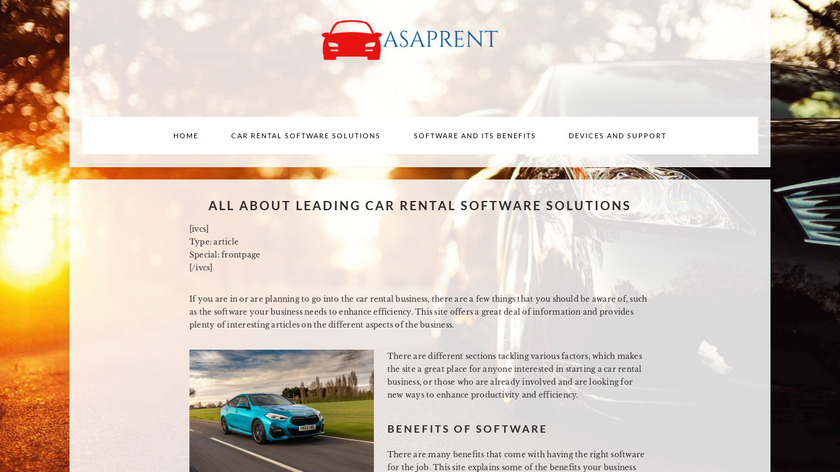 ASAP Rent Landing Page