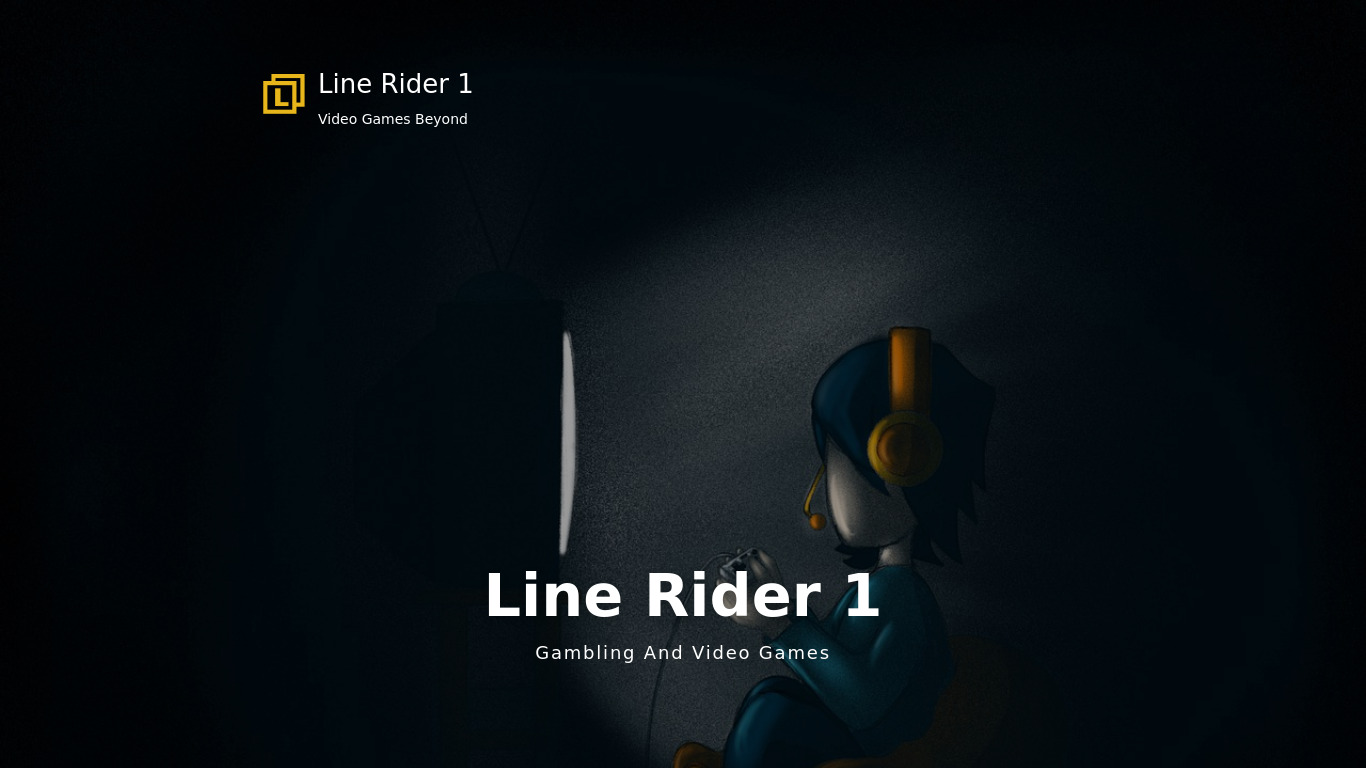 Line Rider Landing page