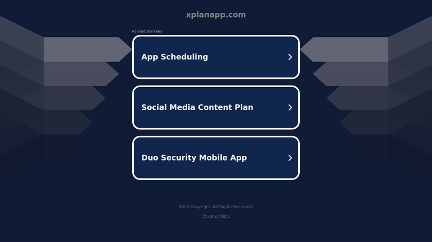 xPlan Landing Page
