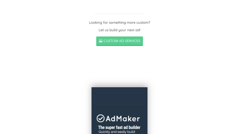 AdMaker Landing Page