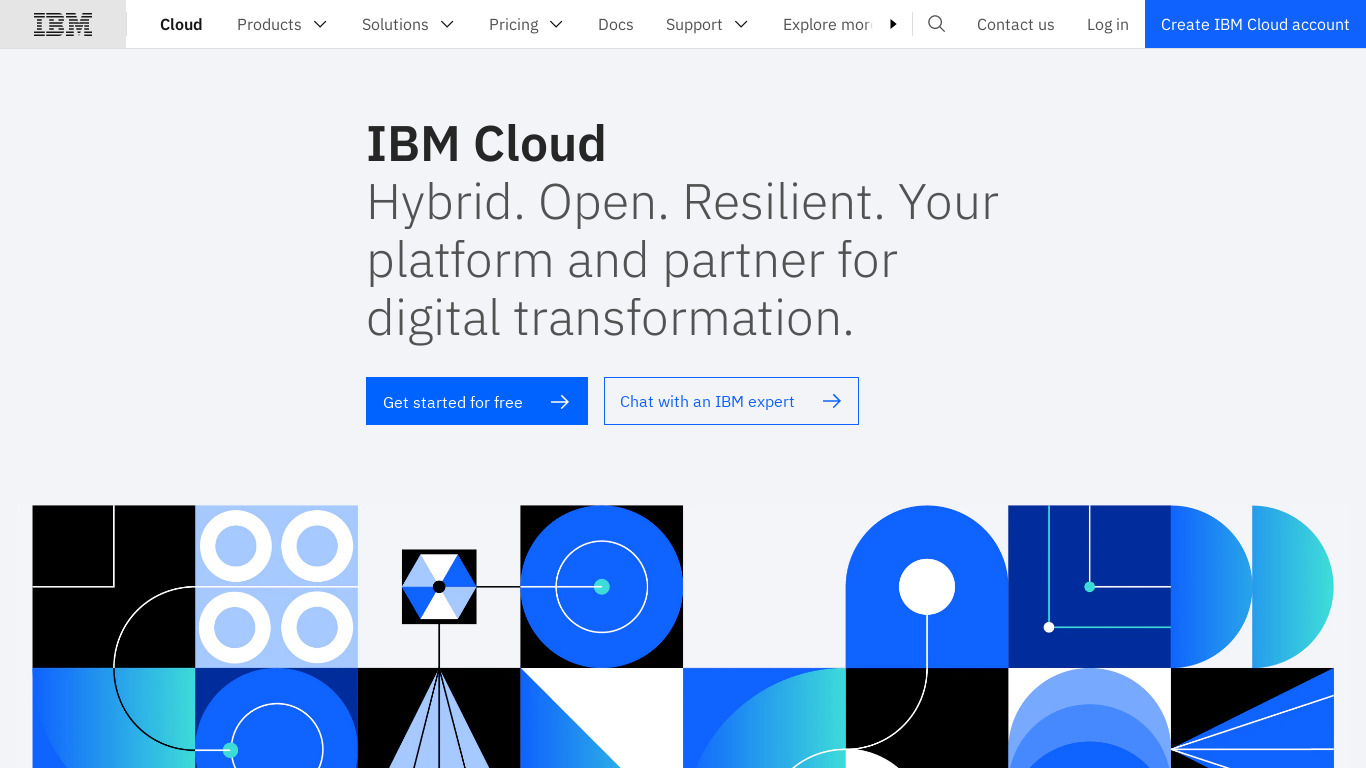 IBM Mobile Foundation Landing page