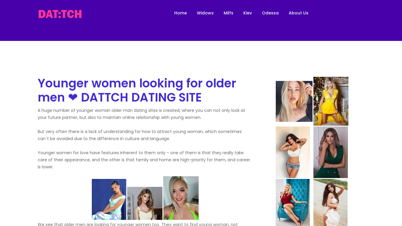 Dattch Landing page