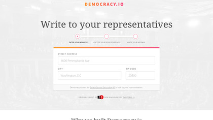 Democracy.io by EFF image