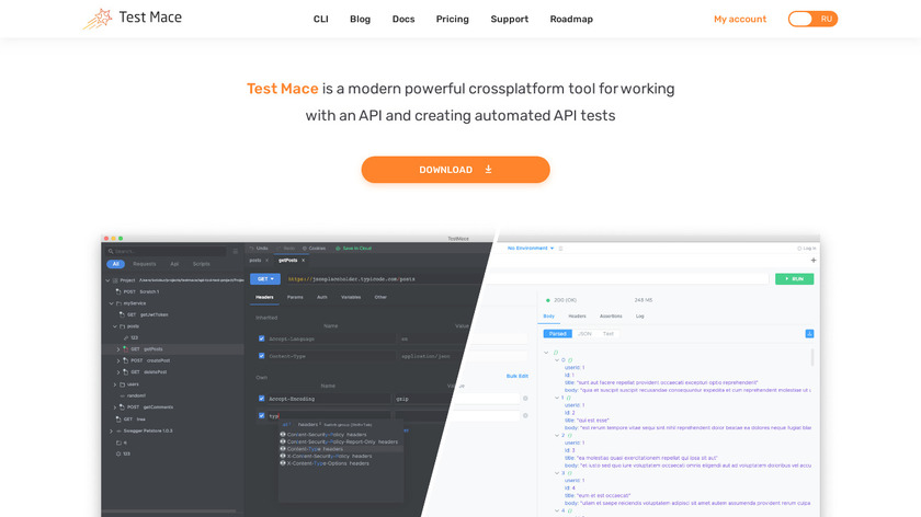 TestMace Landing Page
