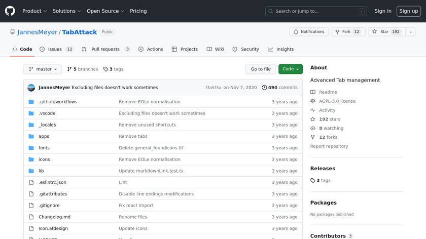 TabAttack Landing Page